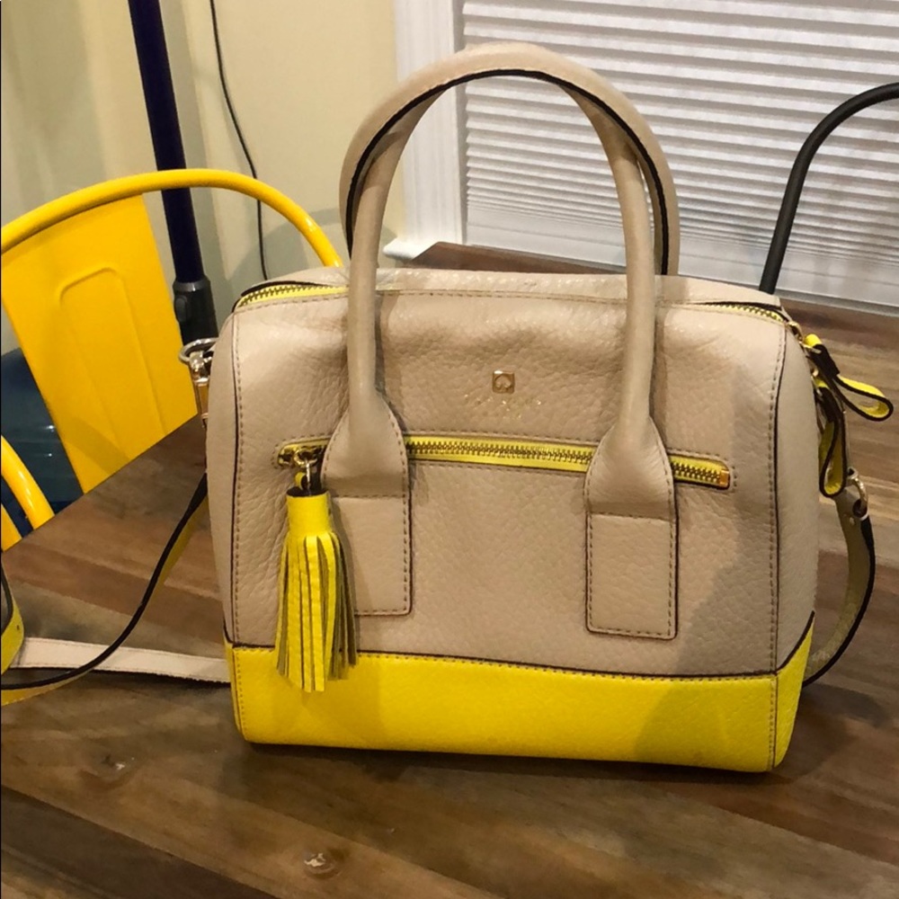 Kate Spade Tan and Yellow